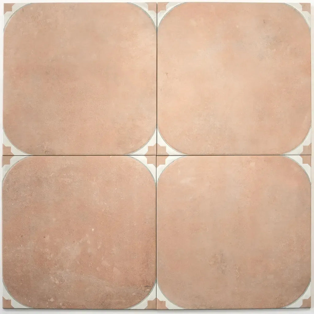 Sultana Stella Terracotta Porcelain Tile 18x18 | Tile Club