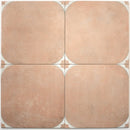 Sultana Stella Terracotta Porcelain Tile 18x18 | Tile Club