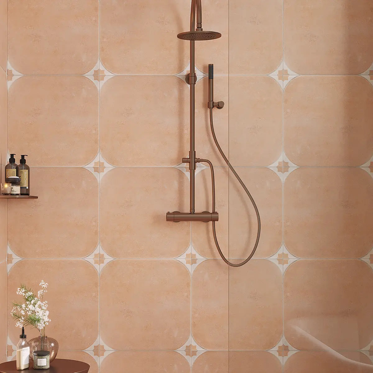 Sultana Stella Terracotta Porcelain Tile 18x18