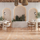 Sultana Stella Terracotta Porcelain Tile 18x18 | Tile Club