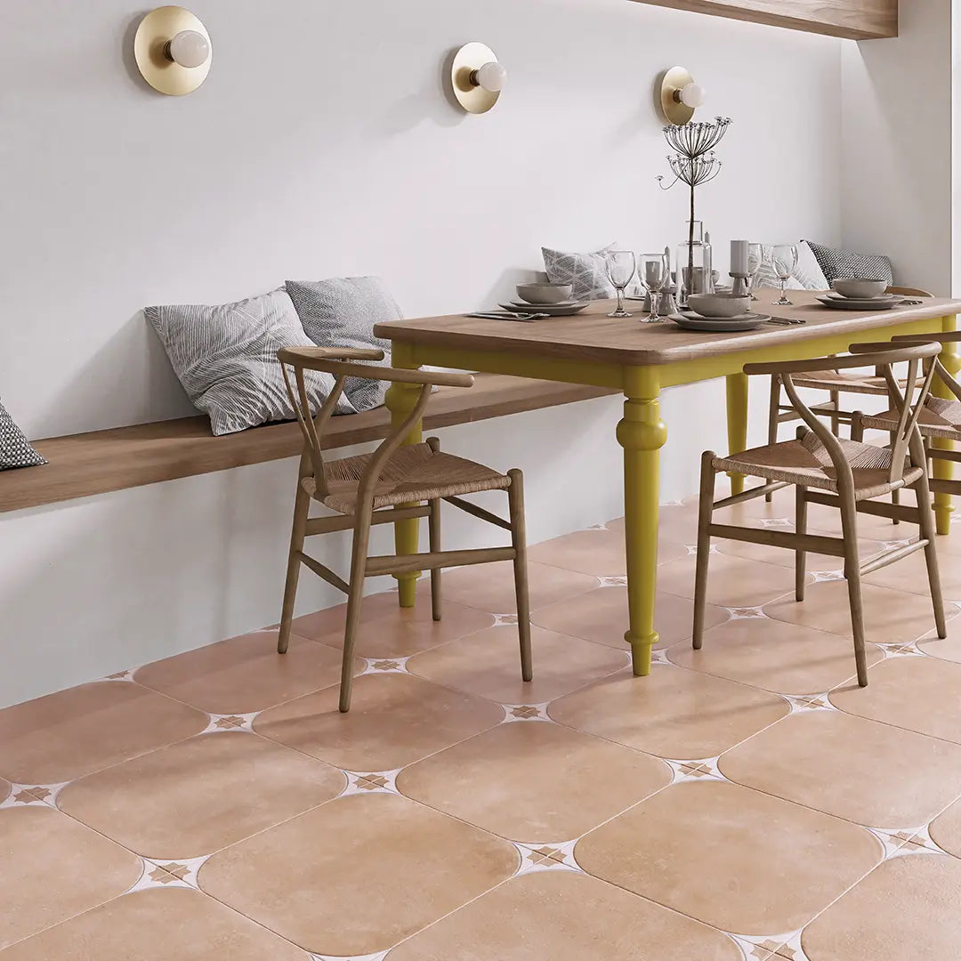 Sultana Stella Terra Cotta Porcelain Tile Floor