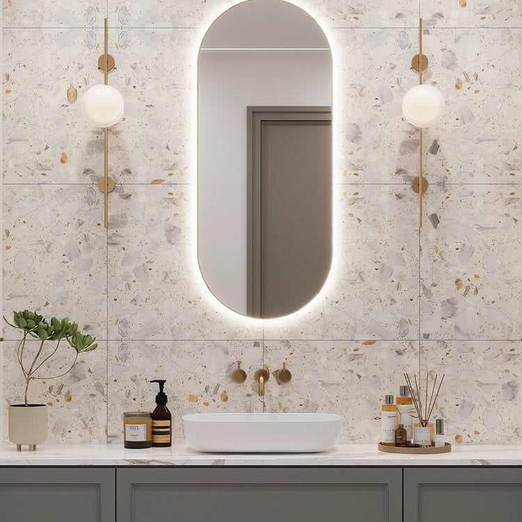 Summer Gold Real Terrazzo Tile 24" x 24" | Tile Club