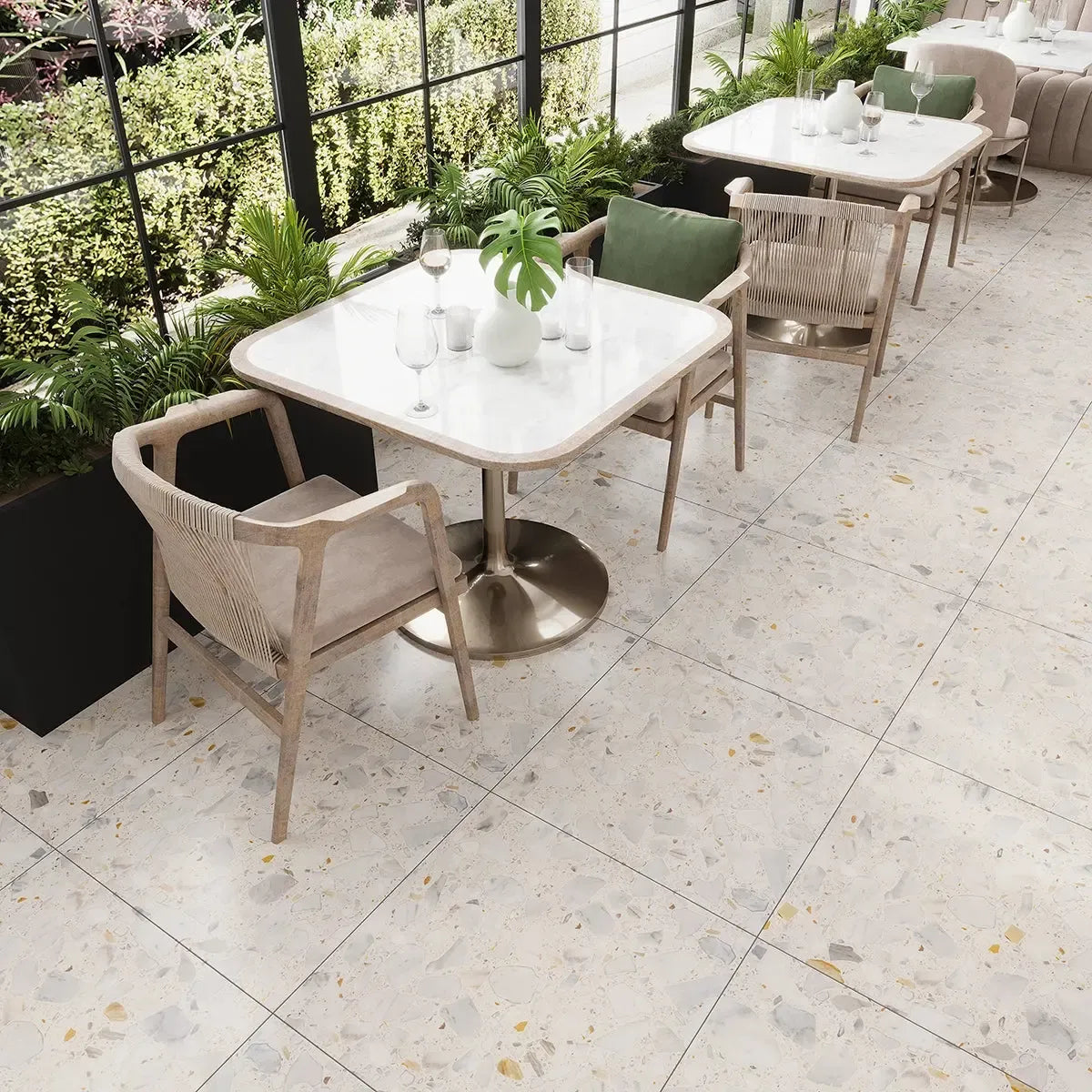 Summer Gold Real Terrazzo Tile 24" x 24" | Tile Club