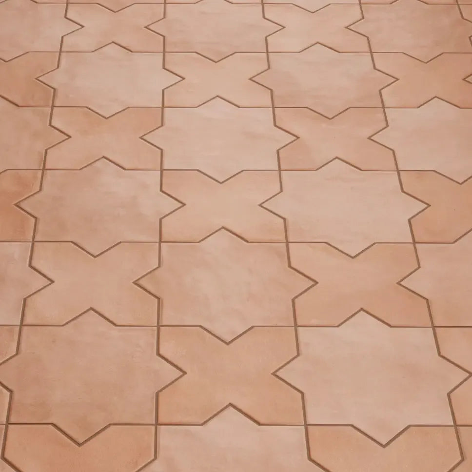 Carmel Terracotta Porcelain Star Tile | Tile Club