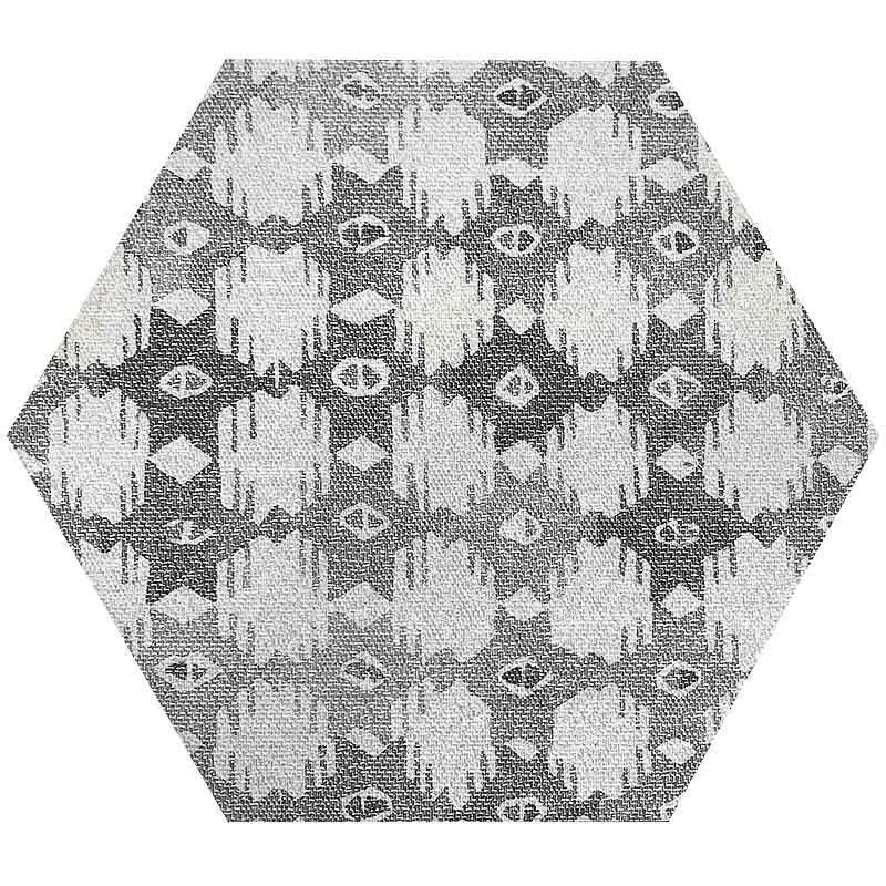 Tex Grey Hexagon Pattern Natural Sample Swatch | Free Shipping on Tile ...