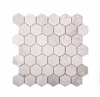 White carrara tile for kitchen and shower