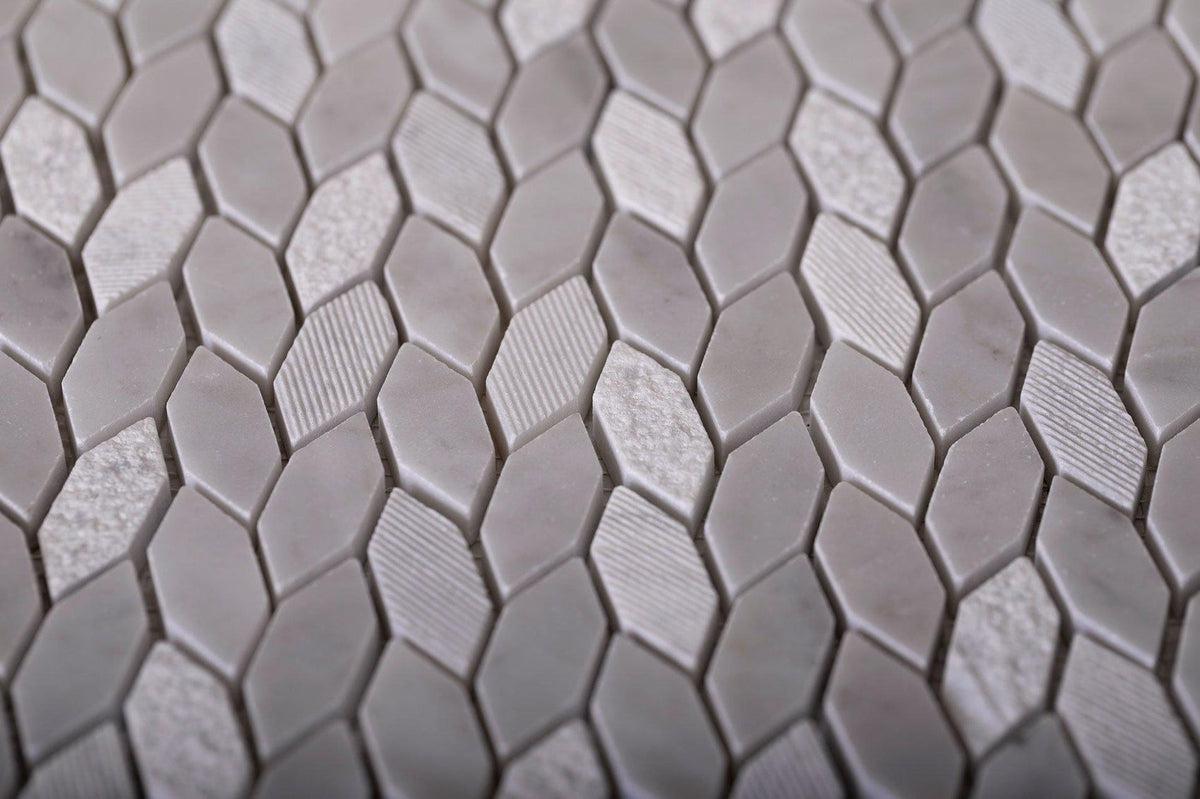 leaf mosaic tile