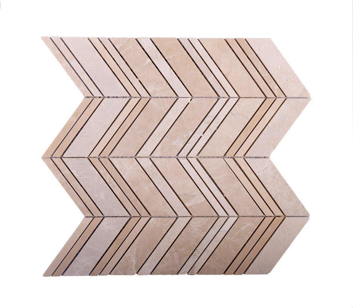 textured crema marfil marble tile