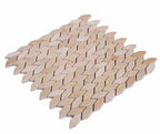 marble leaf mosaic tile