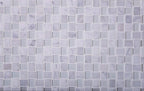 Textured Mini Brick Carrara And Glass Mosaic Tile Position: 3