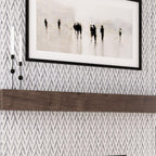Thassos And Carrara Striped Chevron Mosaic Tile | Tile Club