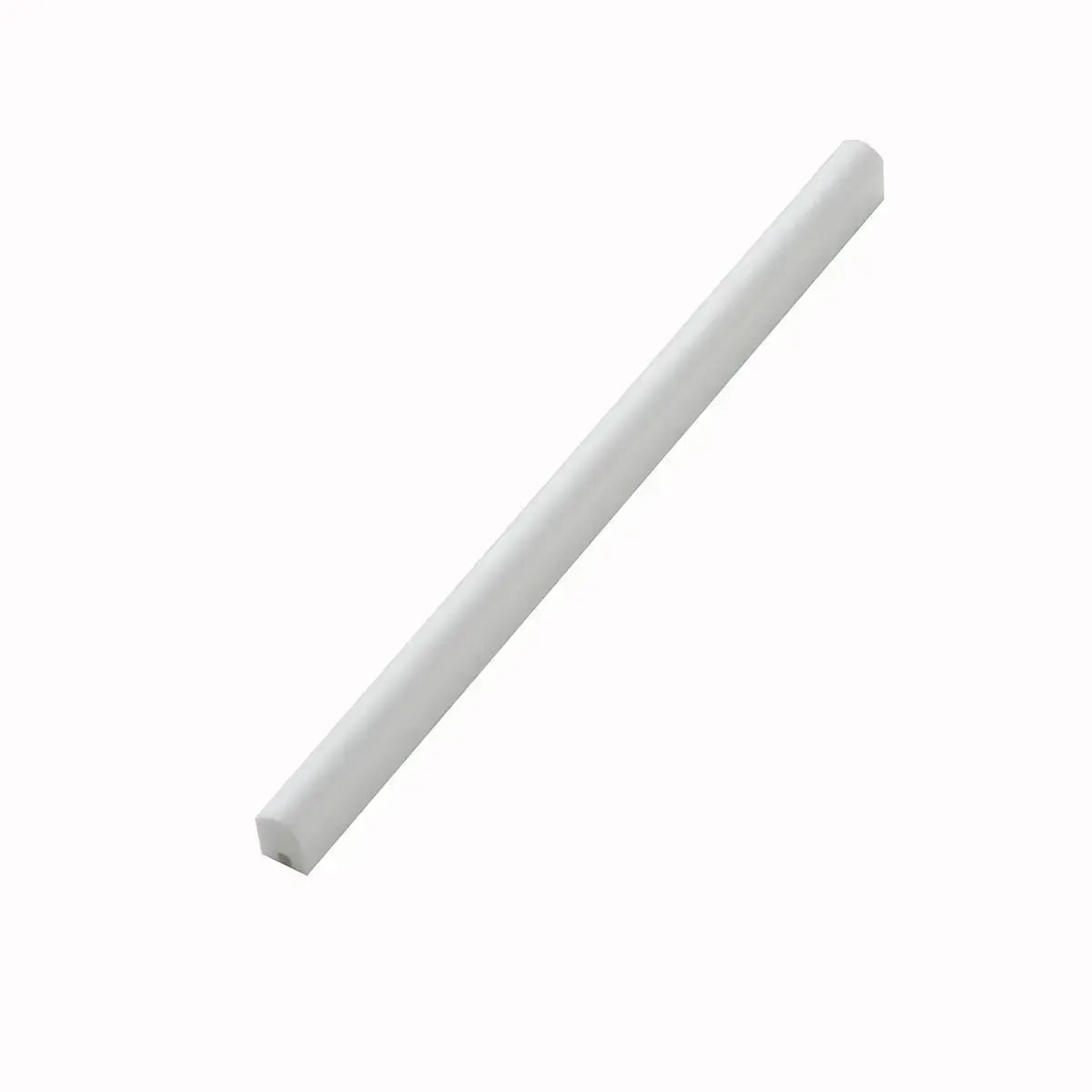 Thassos White Marble Pencil Liner Polished | Tile Club