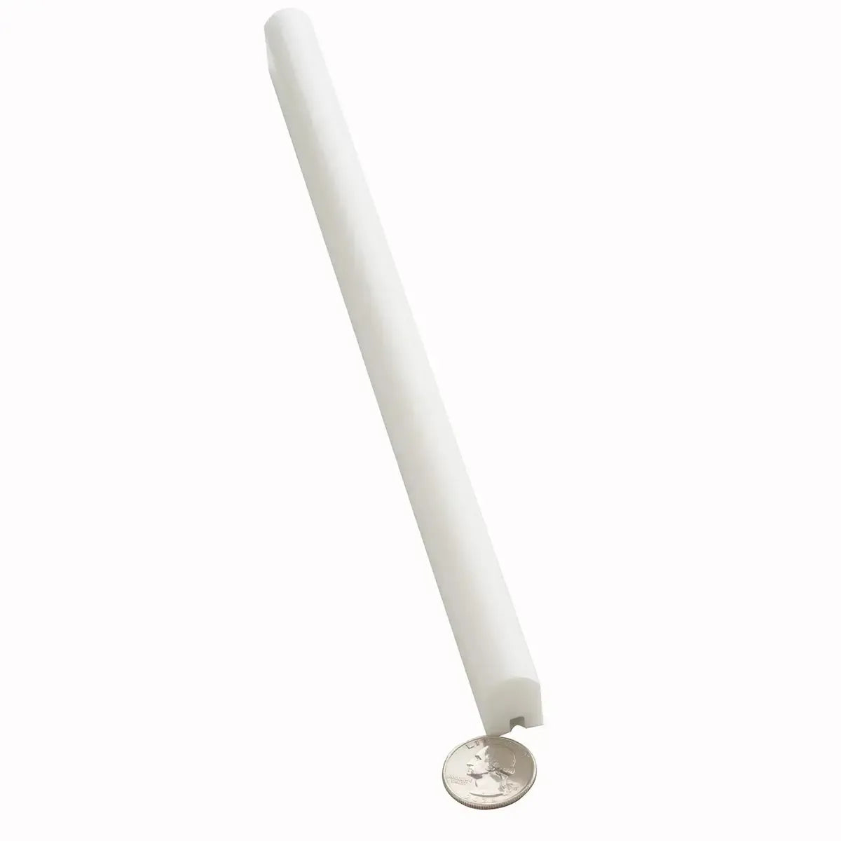 Thassos White Marble Pencil Liner Polished | Tile Club