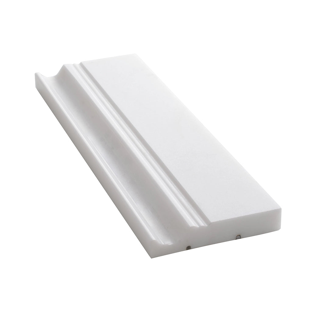Thassos White Marble Baseboard Polished | Tile Club