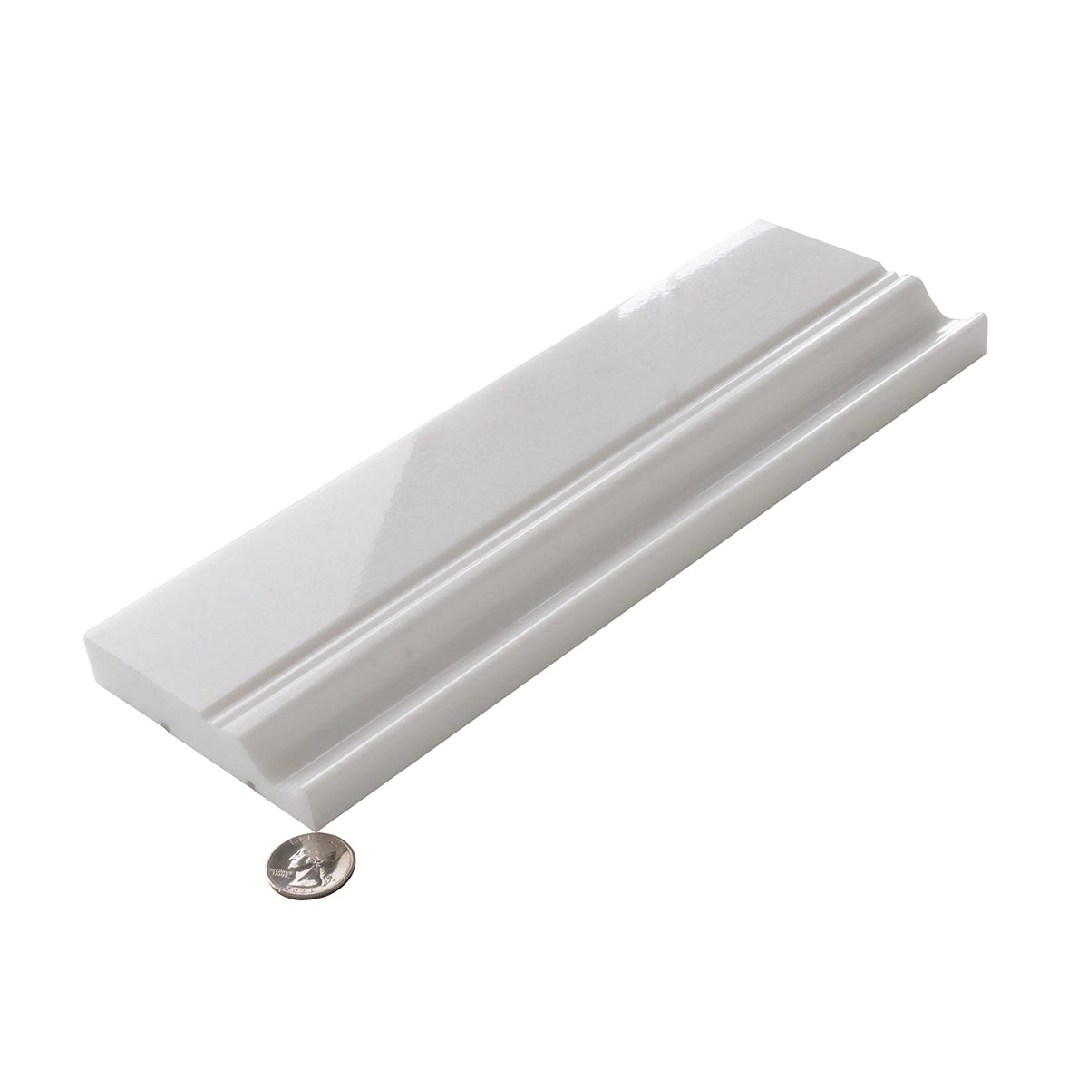 Thassos White Marble Baseboard Polished | Tile Club