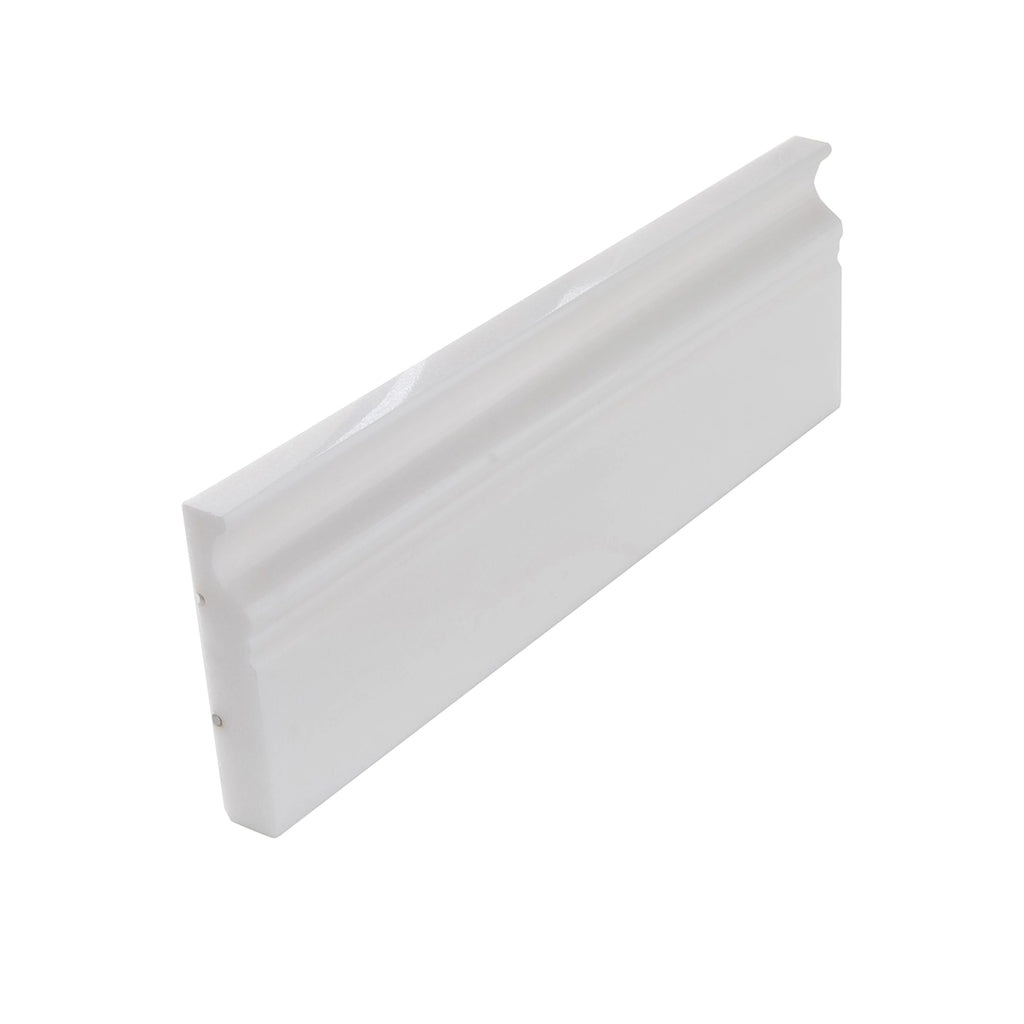 Thassos White Marble Baseboard Polished | Tile Club