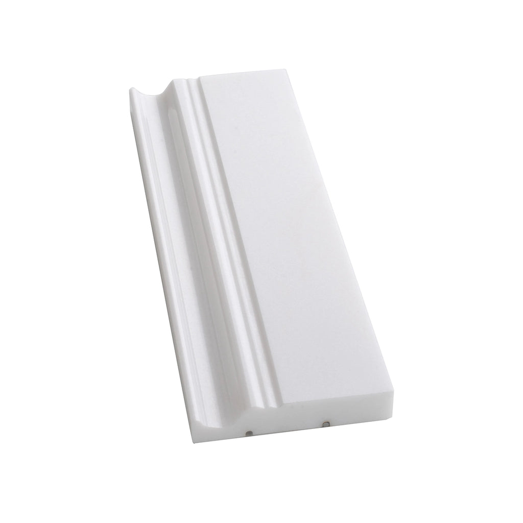 Thassos White Marble Baseboard Polished | Tile Club