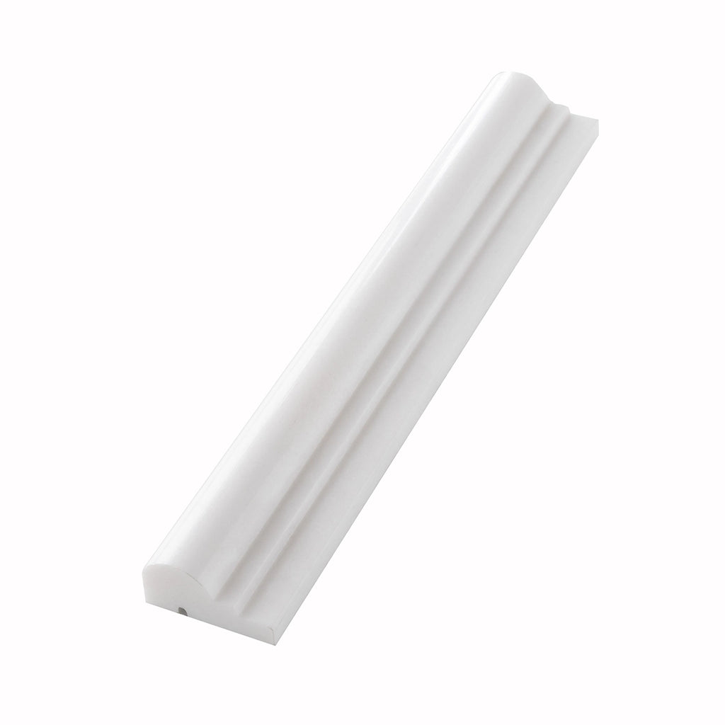 Thassos White Marble Chair Rail Polished | Tile Club