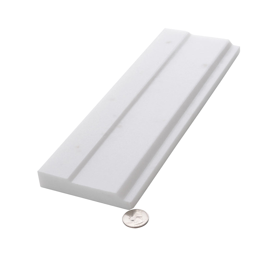 Thassos White Marble Nova Baseboard Polished | Tile Club