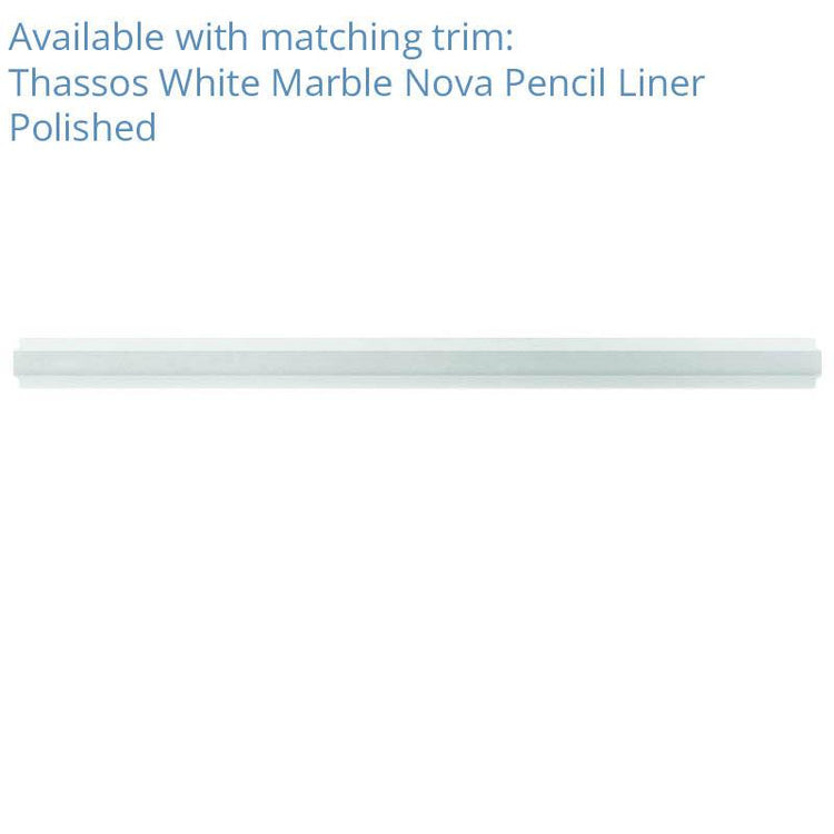 Thassos White Polished 1 inch Penny Round Marble Mosaic Tile | Tile Club