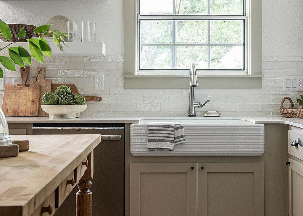 Mallorca White Ceramic Subway Tile 2.5x8 | Tile Club