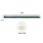 Tira Blue Ceramic Pencil Tile Trim | Tile Club