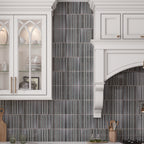 Tira Blue Ceramic Ribbon Tile | Tile Club