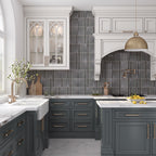 Tira Blue Ceramic Ribbon Tile | Tile Club