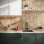 Tira Chocolate Ceramic Ribbon Tile | Tile Club