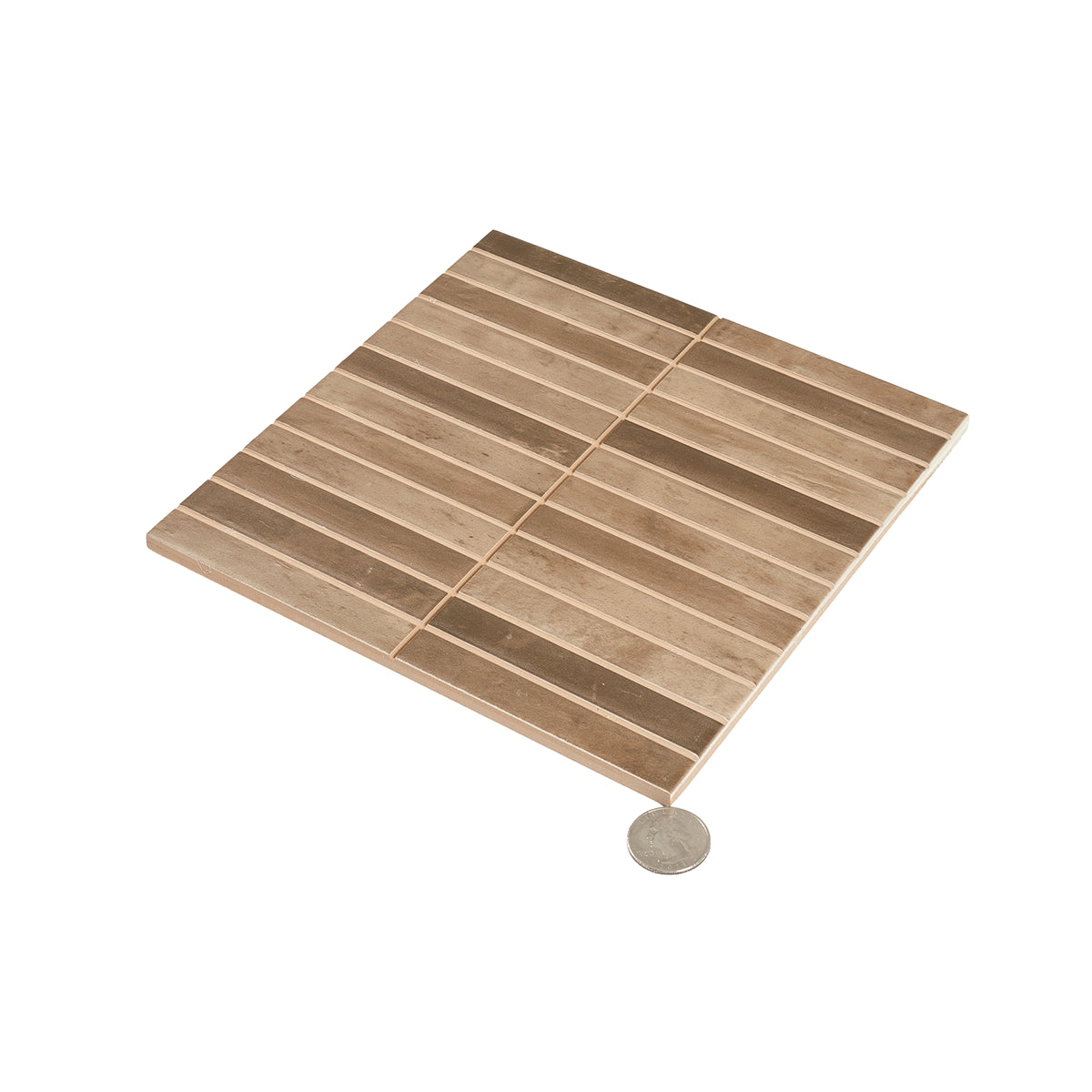Tira Chocolate Ceramic Ribbon Tile | Tile Club