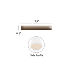 Tira Chocolate Ceramic Pencil Tile Trim | Tile Club