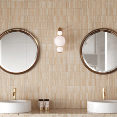 Tira Dune Sand Ceramic Ribbon Tile