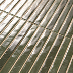 Tira Green Ceramic Ribbon Tile | Tile Club