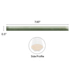 Tira Green Ceramic Pencil Tile Trim | Tile Club
