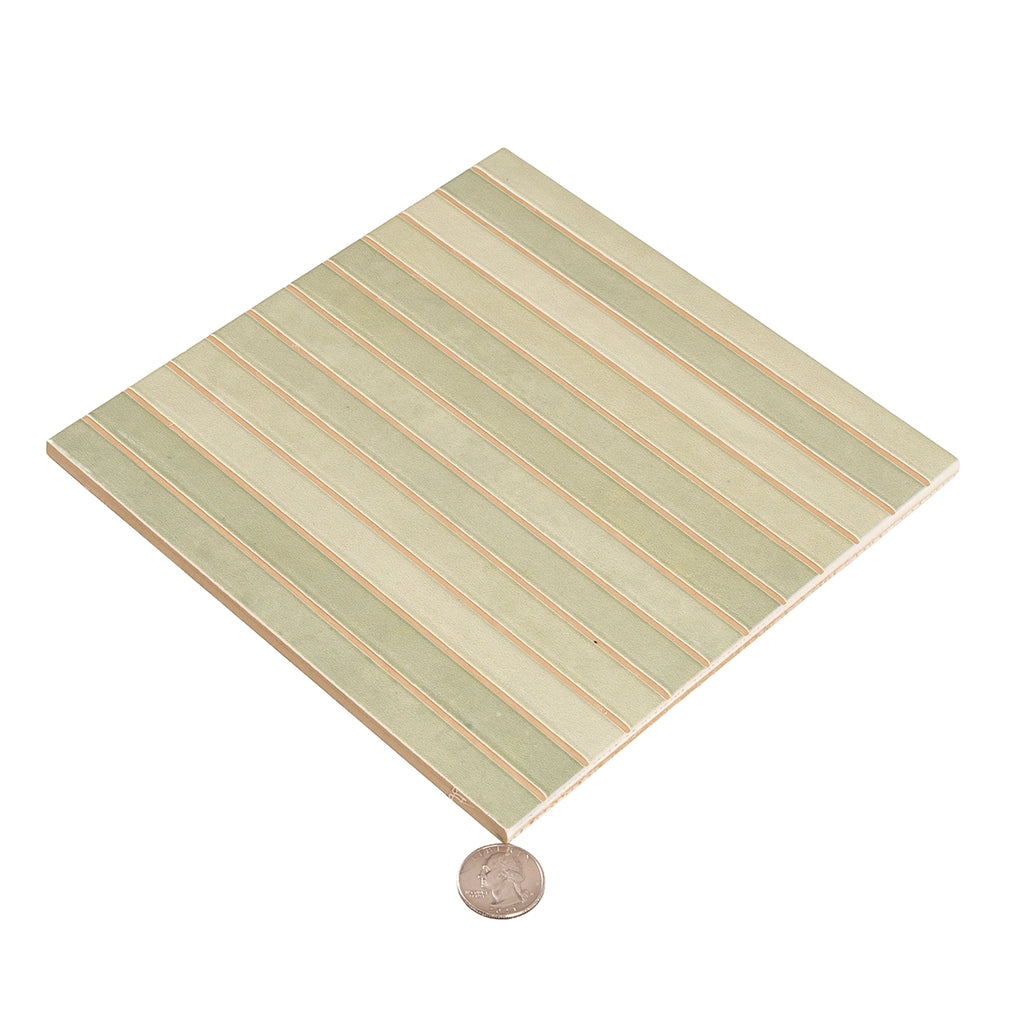 Tira Mint Ceramic Ribbon Tile | Tile Club