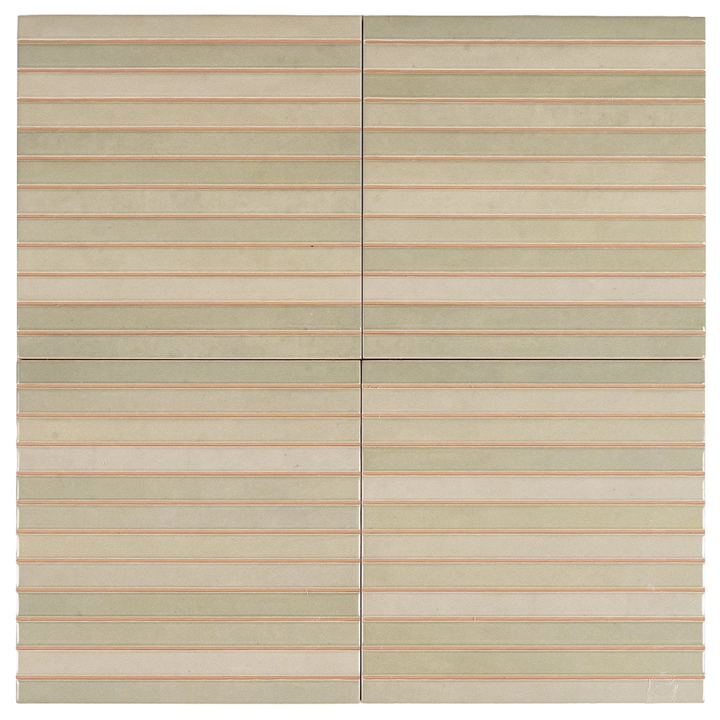 Tira Mint Ceramic Ribbon Tile | Tile Club
