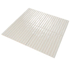 Tira White Ceramic Ribbon Tile | Tile Club