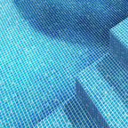 Underwater Blue & White Mixed Squares Glass Pool Tile | Tile Club