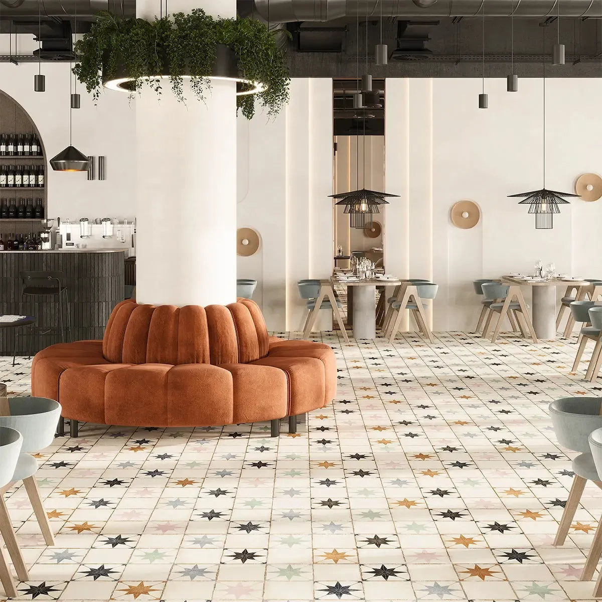 Ursa White Square 7.87x7.87 Porcelain Tile | Tile Club
