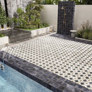 Ursa Navy Star 7.87 x 7.87 Porcelain Tile | Tile Club