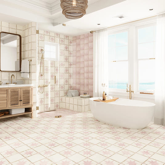 Ursa White Square 7.87x7.87 Porcelain Tile | Tile Club