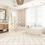 Ursa White Square 7.87x7.87 Porcelain Tile | Tile Club