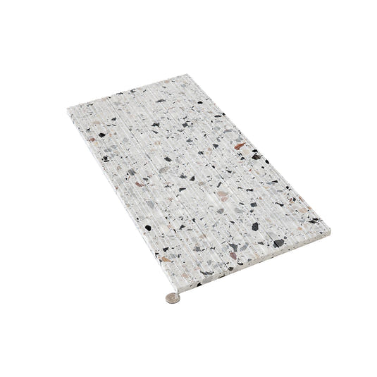 Valmarano Gray Textured Terrazzo Tile 12" x 24" | Tile Club