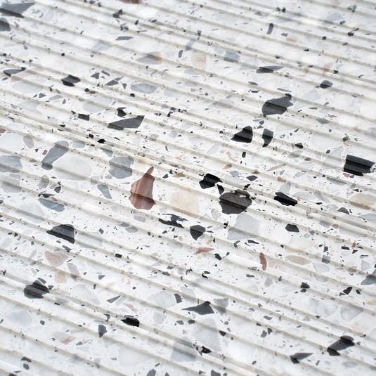 Valmarano Gray Textured Terrazzo Tile 12" x 24" | Tile Club