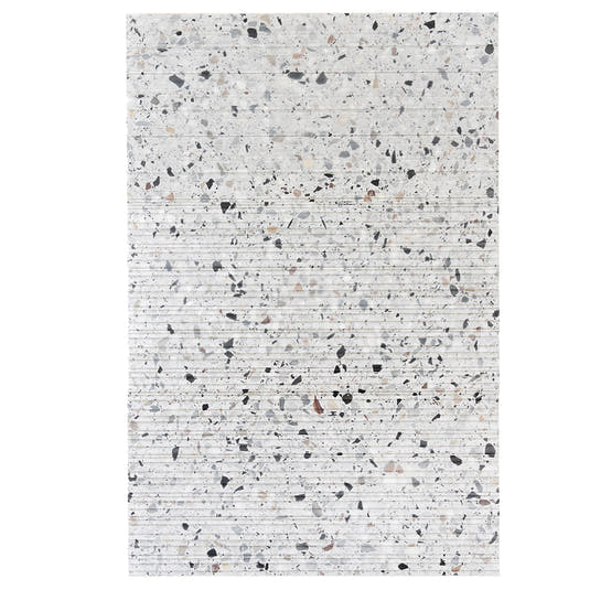 Valmarano Gray Textured Terrazzo Tile 12" x 24" | Tile Club