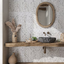 Valmarano Gray Textured Terrazzo Tile 12" x 24" | Tile Club