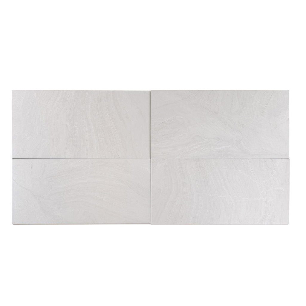 Varana Blanco Stone Look White Porcelain Tile | Tile Club