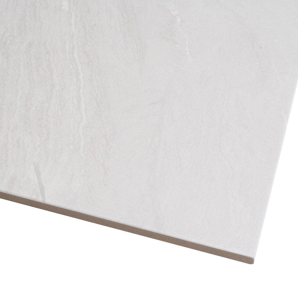 Varana Blanco Stone Look White Porcelain Tile | Tile Club