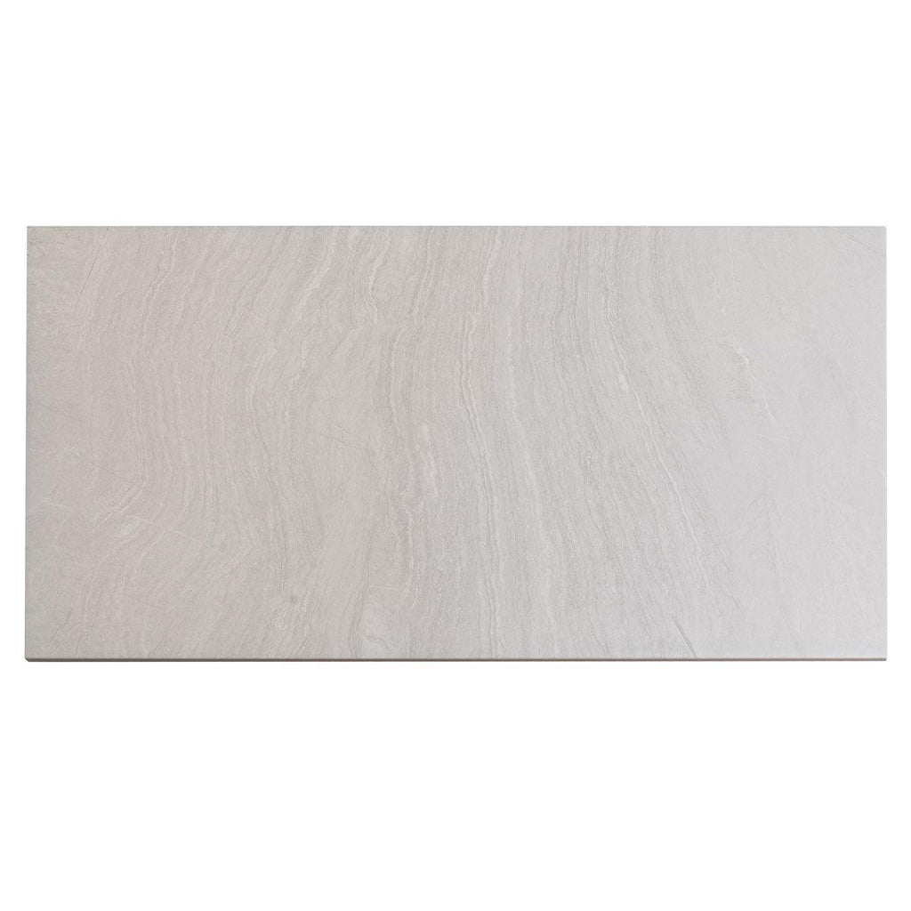 Varana Blanco Stone Look White Porcelain Tile | Tile Club