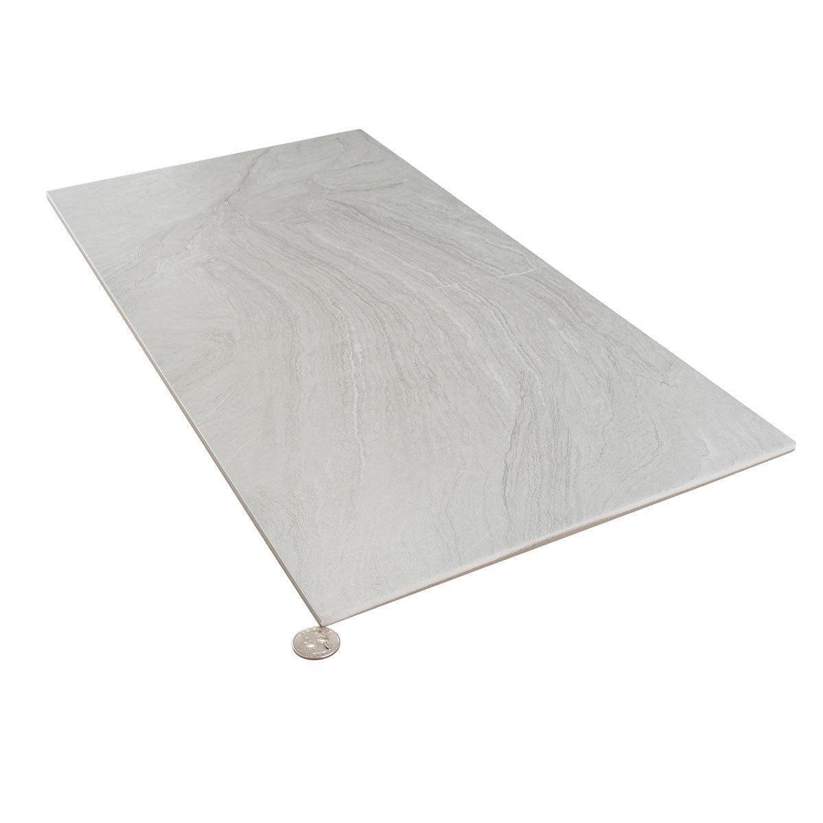 Varana Gris Stone Look Gray Porcelain Tile | Tile Club